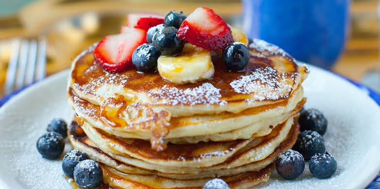 Photo d'une montagne de pancake